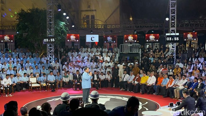 Debat capres perdana di Gedung KPU RI.