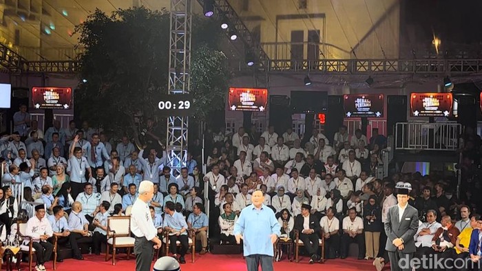 Debat Pilpres 2024. (Anggi/detikcom)