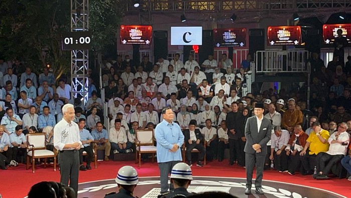 Debat Pilpres 2024 (Anggi/detikcom)