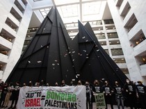 Demo Kantor Senat AS, Aktivis Serukan Gencatan Senjata di Gaza
