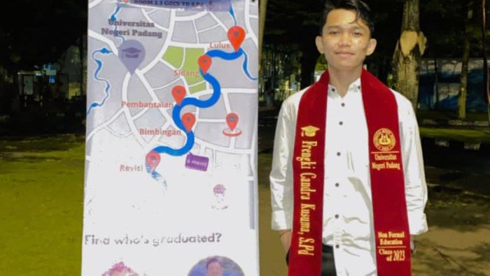 Foto Frengki Candra Kusuma semasa hidup. (dok pribadi)