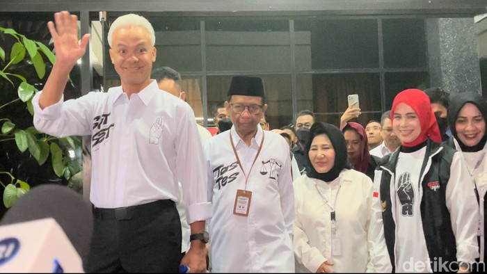 Ganjar-Mahfud Md. (Briggita/detikcom)