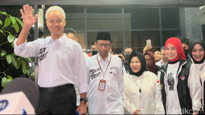 Ganjar-Mahfud Md. (Briggita/detikcom)