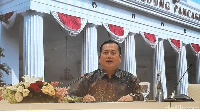 Jubir Kemlu RI, Lalu Muhammad Iqbal (Annisa Aulia Rahim/detikcom)