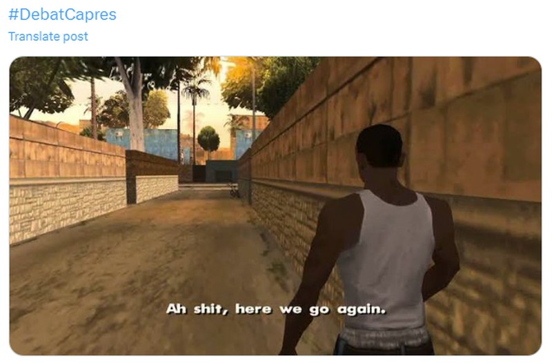 Meme Debat Capres 2024 Tahap Pertama