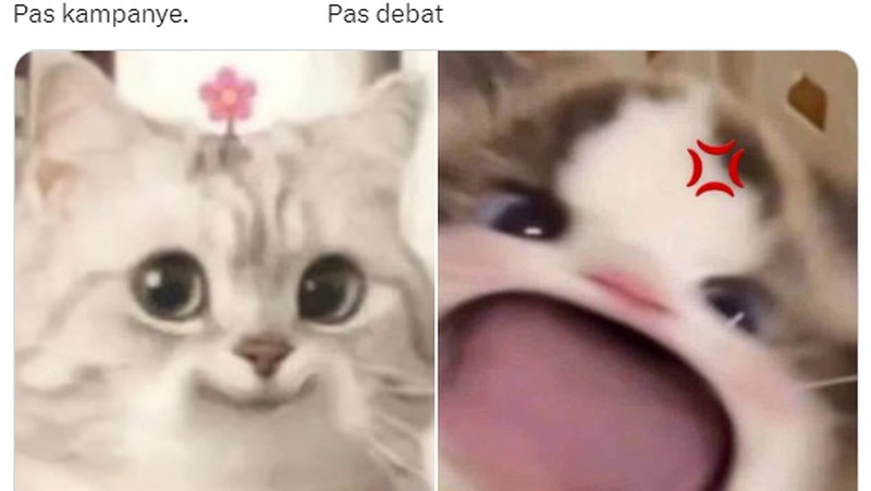 Meme Debat Capres 2024 Tahap Pertama