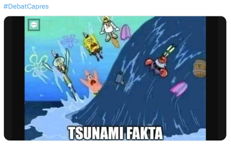 Meme Debat Capres 2024 Tahap Pertama