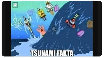 Debat Capres 2024 adalah momennya tsunami fakta. Siap-siap menyimak kebenaran. Foto: Twitter