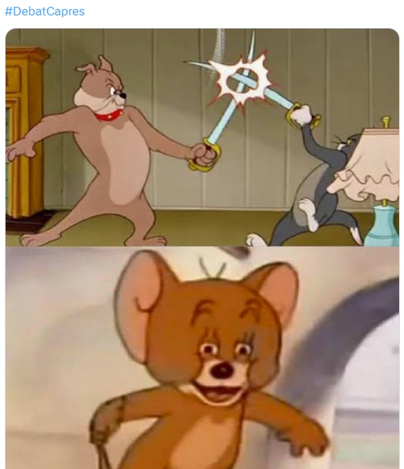 Meme Debat Capres 2024 Tahap Pertama