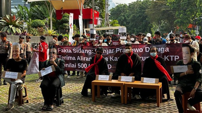 Muncul Massa Aksi Desak KPK Usut Ganjar Pranowo (Yogi-detikcom)