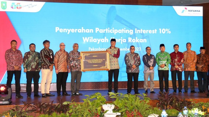 Penyerahan PI WK Rokan.