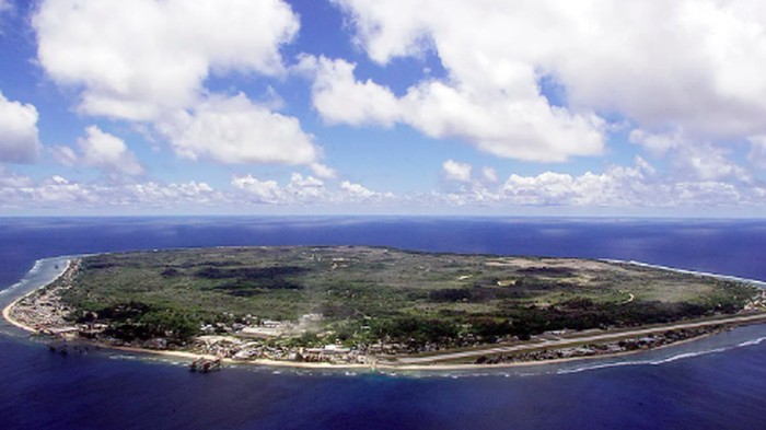 Pulau Nauru di Kepulauan Pasifik