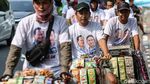 Ratusan Starling Konvoi Dukung Prabowo-Gibran