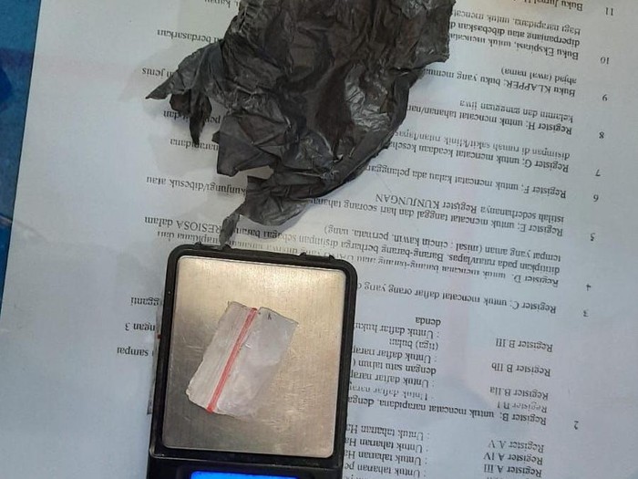 Sabu dibungkus plastik yang dilemparkan ke Lapas Tanjungbalai