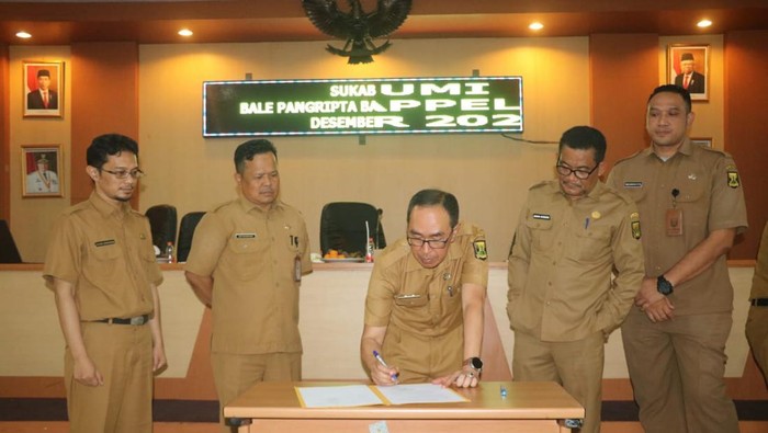 Sekretaris Daerah Kabupaten Sukabumi Ade Suryaman