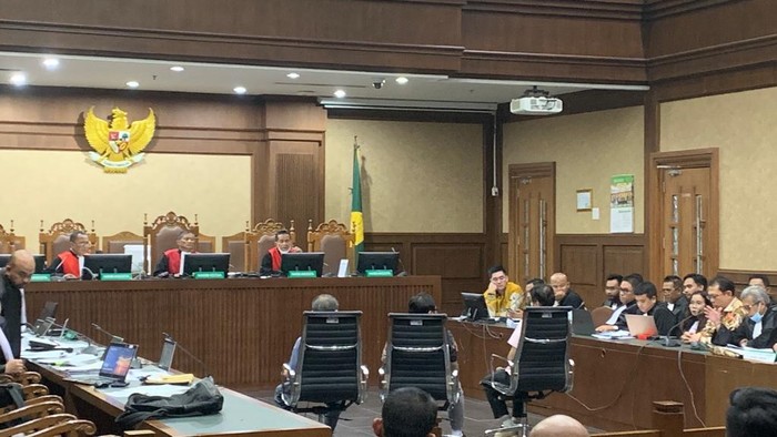 Sidang kasus dugaan suap pengurusan perkara di MA (Mulia/detikcom)