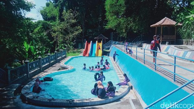 Umbul Brintik di Desa Malang Jiwan, Kecamatan Kebonarum, Klaten. Foto diunggah pada Selasa (12/12/2023).