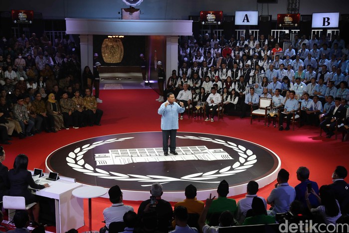 Visi dan Misi Prabowo di Debat Pilpres 2024