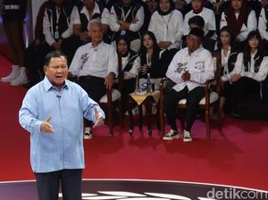 Saat Prabowo Jawab Pertanyaan Ganjar soal Putusan MK