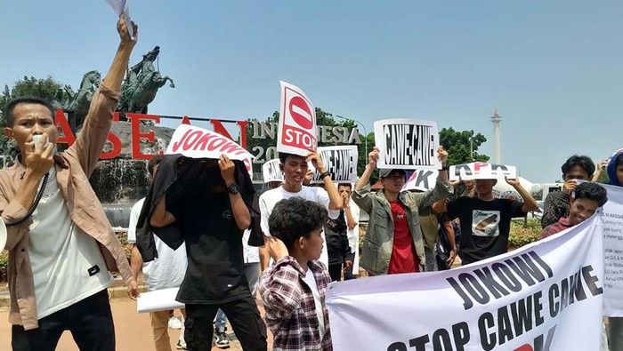 Gerakan Mahasiswa Koalisi Indonesia Maju (GMKIM) akan menggelar aksi di Patung Kuda, Jakarta, Rabu (13/12/2023).