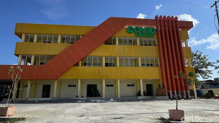 Gedung COVID Centre Parepare. Muhclis Abduh/detikSulsel