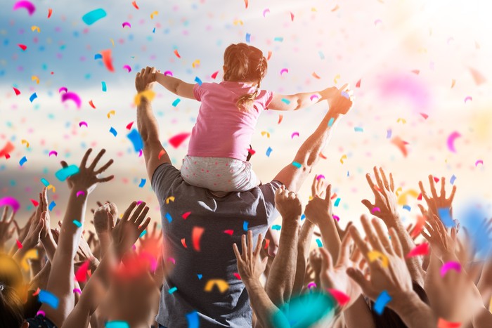 Ilustrasi Anak Nonton Konser