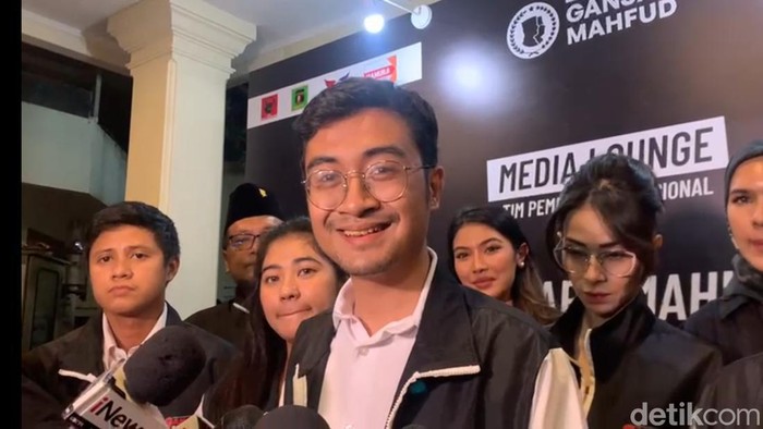Jubir TPN Ariyo Seno Baskoro (Damaris Fanuelle/detikcom)