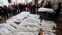 Hamas mengingatkan bahwa 137 sandera yang tersisa tidak akan selamat kecuali Israel memenuhi tuntutannya dan membebaskan lebih banyak tahanan Palestina. REUTERS/Mohammed Salem  