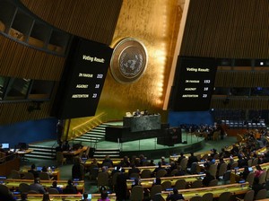 Resolusi Gencatan Senjata di Gaza dari Majelis Umum PBB