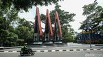 Melihat Tugu Selamat Datang Depok Senilai Rp 1,7 M