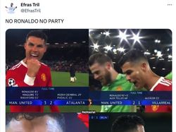 Meme Menohok MU Tersingkir, No Ronaldo No Party