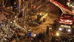 Penampakan Apartemen Tiba-tiba Ambruk di Bronx New York