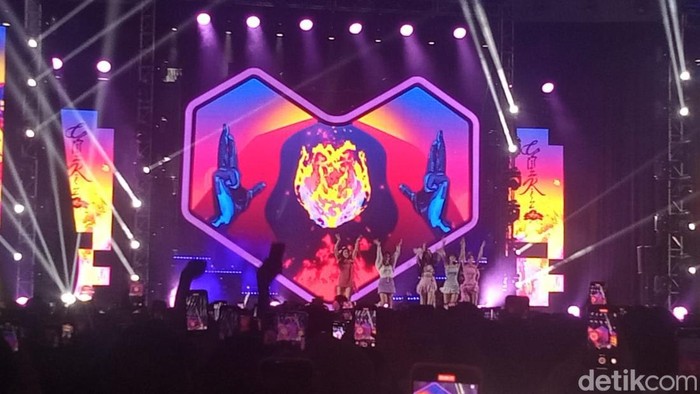 Red Velvet tampil di Lazada Fest 12.12 pada Rabu (13/12/2023) malam.