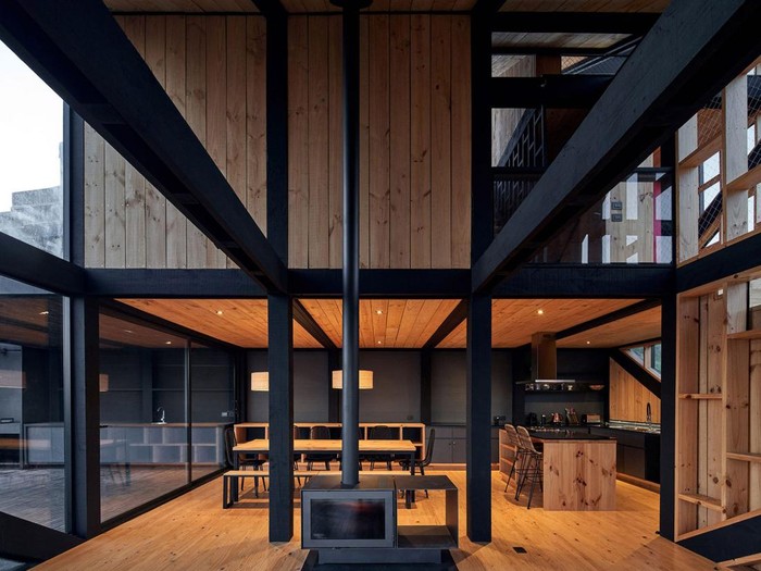 Rumah di sisi bukit/Cristóbal Palma via Dezeen