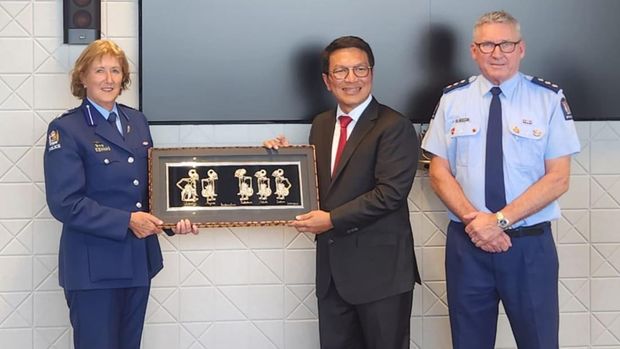 STIK Lemdiklat Polri tingkatkan kerja sama dengan Kepolisian New Zealand