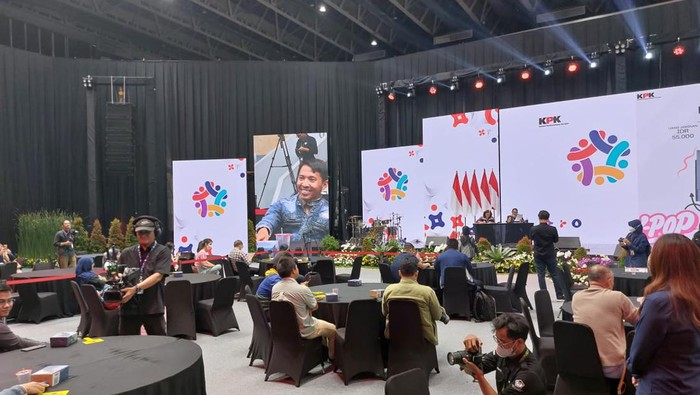 Suasana lelang KPK