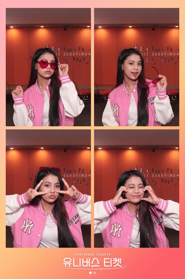 Bahkan saat penayangan episode pertama ‘Universe Ticket’, Vanesya sudah masuk Top 10 dan menduduki peringkat ketiga. Jika berhasil debut, Vanesya akan tergabung dalam grup KPop beranggotakan 8 personel di bawah F&F Entertainment. Foto: dok. Instagram @sbs_universeticket_official
