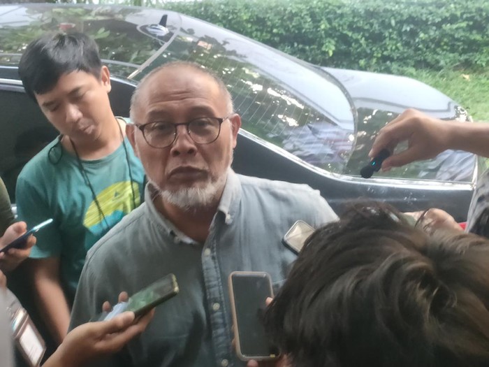 Anggota Dewan Pakar Timnas AMIN Bambang Widjojanto (Dwi/detikcom)