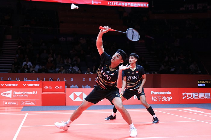 Bagas Maulana/Muhammad Shohibul Fikri bertekad mengambil poin di laga terakhir. Ambisi itu mereka ungkapkan usai kalah 2 kali di fase Grup B BWF World Tour Finals 2023.