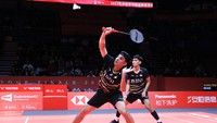“Hari ini kami terbawa pola permainan lawan, bola 1-2 dari awal sudah ditutup oleh mereka. Itu membuat kami sangat kesulitan untuk berkembang,” kata Fikri dalam kutipan cepatnya melalui PBSI. Foto: Dok. PP PBSI