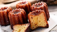 Dessert bernama Canelle ini populer di beberapa kafe ala Prancis. Merupakan jenis pastry yang juga kerap salah sebut namanya. Cuh-nell-ee adalah penyebutan yang tepat. Foto: Getty Images/iStockphoto