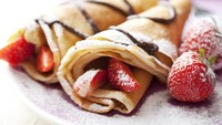 Crepes juga dessert asal Prancis yang populer. Cara penyebutan crepes biasanya kreps, padahal yang benar adalah krayps. Foto: Getty Images/iStockphoto