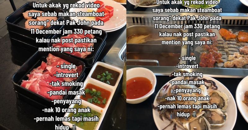 Direkam Saat Makan Sendirian di Restoran, Pria Ini Beri Komentar  Kocak
