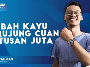 Ide Gentalana, Raup Cuan dari Limbah Kayu