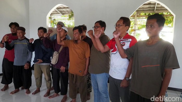 Eks napiter kawasan Pantura barat ikrar dukung Pemilu damai, Kamis (14/12/2023). Acara ikrar damai berlangsung di Brebes.