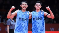 3. Fajar Alfian/Muhammad Rian Ardianto menjadi ganda putra Indonesia dengan koleksi hadiah BWF terbanyak sepanjang 2023 dengan 157.780 dolar AS (sekitar Rp 2,4 miliar). Mereka berada di posisi ke-32 daftar peraih hadiah BWF. Foto: dok. PBSI