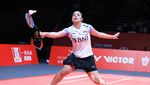Foto: Gregoria Alami Kekalahan Kedua di BWF World Tour Finals 2023