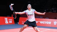 Buat Jorji, laga melawan An Se Young sedemikian krusial karena di partai pertama ia kalah dari Tai Tzu-ying (Taiwan). Foto: Dok. PP PBSI