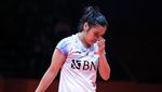 Foto: Gregoria Alami Kekalahan Kedua di BWF World Tour Finals 2023