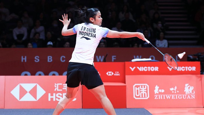 Gregoria Mariska Tunjung, BWF World Tour Finals 2023 Gregoria Mariska Tunjung saat menghadapi An Se Young dalam babak penyisihan Grup A BWF World Tour Finals 2023. Gregoria kalah 14-21, 16-21 dalam pertandingan tersebut.